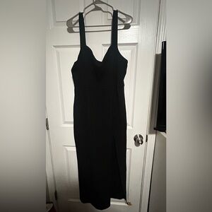 SHEIN Black Strapless Dress